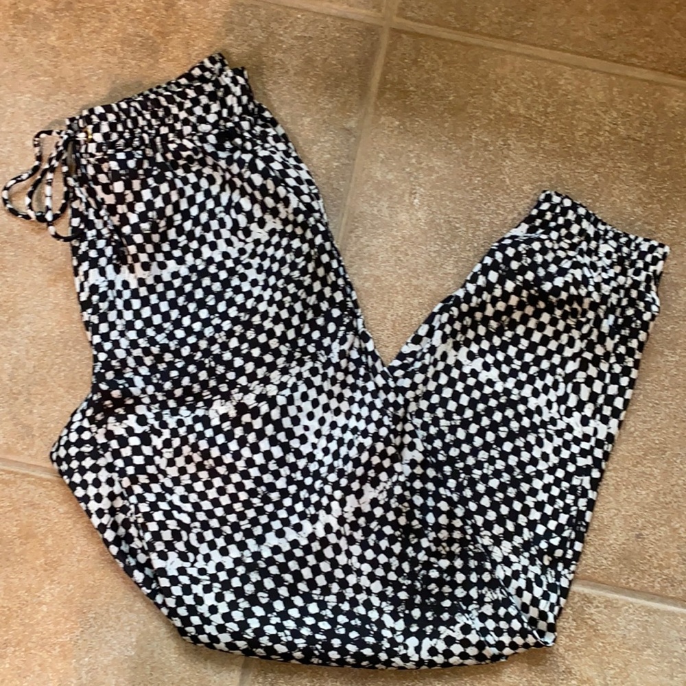 Michael Kors silky drawstring jogger lounge pants